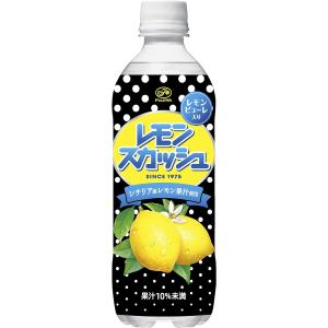 清涼飲料水 果実炭酸飲料 伊藤園 不二家 レモンスカッシュ 500ml ×24本｜nondonkai