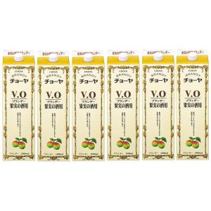 チョーヤ梅酒 チョーヤ ブランデー V.O 1,800ml 1.8L×6本 1ケース 6本