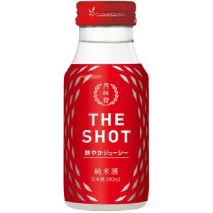 ギフト プレゼント お歳暮 クリスマス 清酒 純米酒 月桂冠 THE SHOT 鮮やかジューシー 180ml瓶 1ケース30本入り 月桂冠