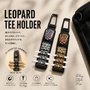 NONET 飛豹 ヒョウ柄 ゴルフティーホルダー マーカー付き フック付 コンペ 景品 プレゼント
