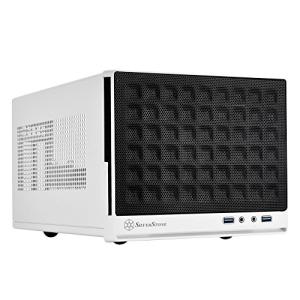 SilverStone SUGOシリーズ Mini-ITX対応キューブ型PCケース メッシュフロントパネル SST-SG13WB