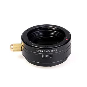 KIPON オリンパスOMマウントレンズ - 富士フィルムXマウントアダプター アオリ機構搭載 SHIFT OM-FX