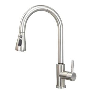 MGC JAPAN TRADE タッチセンサー水栓 取り付けは簡単 タッチ式蛇口 台所の蛇口を引き出す 冷熱混合水栓 ニッケル処理 洗面用水栓  ステンレス製