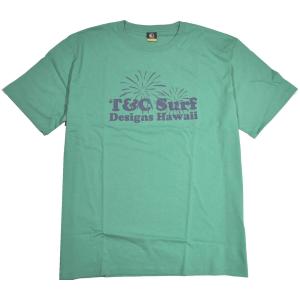 [ティーアンドシー]Tシャツ 半袖 大きいサイズ タウカン ハワイアン cotton綿100％  4Lサイズ  25緑　DM2352｜nonnon531