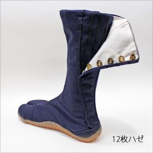丸五 安全地下足袋 プロガードジョグ12枚 紺の詳細画像2