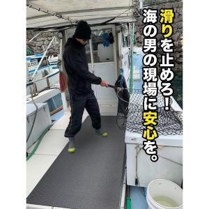 船の滑り止めマット 90cm×1m グレー 高...の詳細画像3
