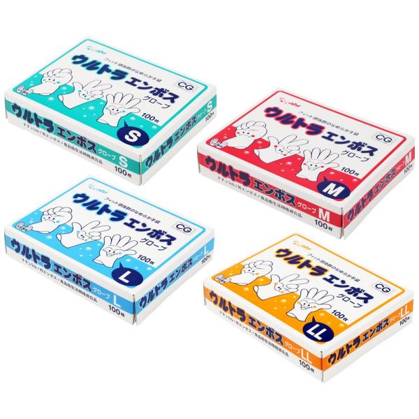 ウルトラエンボス手袋　100枚入×60箱●ケース販売お徳用