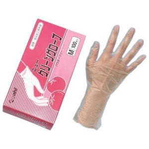 宇都宮製作 使い捨てプラスチック手袋 シンガープラテFD クリア L