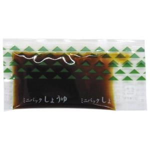 ミニパック醤油　波柄大　約7.0ml　300個×6箱【工場直送・代引き不可・時間指定不可・沖縄、離島不可】｜nontarou