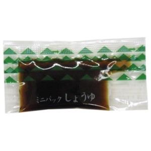 ミニパック醤油　波柄小　約3.0ml　750個×3箱【工場直送・代引き不可・時間指定不可・沖縄、離島不可】｜nontarou