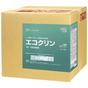 ミッケル化学　万能洗剤　エコクリン　18kg【メーカー直送・代引き不可・時間指定不可】｜nontarou