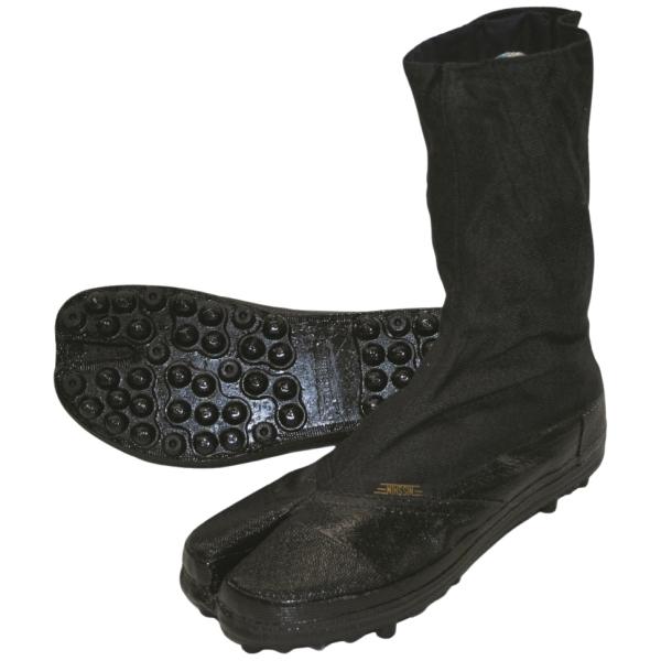 日進ゴム　大馳8枚スパイク足袋　JSシューズ　8R　黒【取り寄せ商品・即納不可】