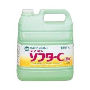 ライオンソフターＣ　ランドリー用柔軟剤　4Ｌ×3本入【取り寄せ商品・即納不可・代引き不可・返品不可】｜nontarou