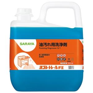 サラヤ　油汚れ用洗浄剤　ヨゴレトレールFII　5kg【取り寄せ商品・即納不可】｜nontarou