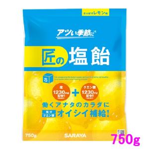 【数量限定】サラヤ　匠の塩飴　レモン味　750g｜nontarou