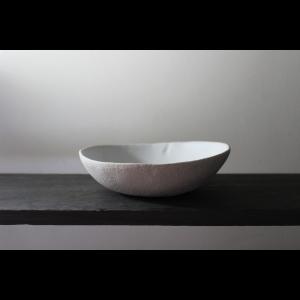 英国の陶芸作家　アーティスト　SARAH JERATH  サラジェラス　CHALK  17cm   BOWL ボウル　No2    白　ホワイト　作家の器　作家物　一点物｜nontitletokyo