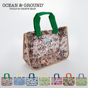 [メール便送料無料]Ocean＆Ground プールバッグ SANTA MONICA オーシャンアンドグラウンド プール スイミング トート ビーチ ビニール バッグ クリックポスト｜nooks