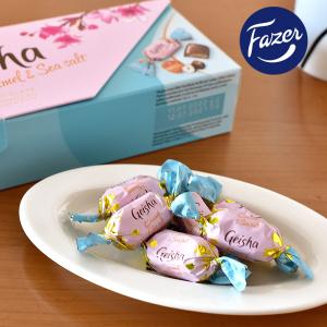 Fazer/Geisha ゲイシャ キャラメルシーソルトチョコレートボックス 270g 箱入り フィンランド 北欧 お土産 旅行 空港 新フレーバー