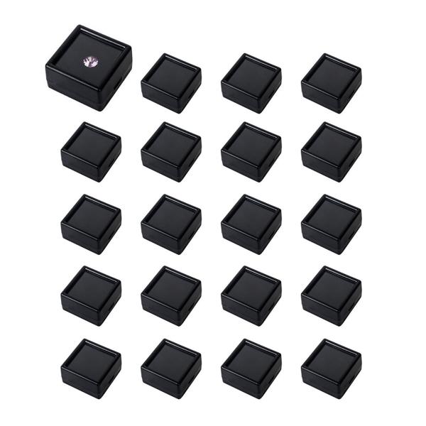 GOODCHI ルースケース 宝石箱 20個セット 窓付 プラケース 3cm ジュエリーケース 小物...