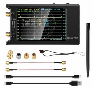 NanoVNA-H4 ベクトルネットワークアナライザ、V4.3 10KHz -1.5GHz HF VHF UHF ポータブルアンテナアナライザ、4イン