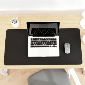 デスクマット 大型マウスパッド マウス対応 50x30cm 厚さ2.0mm PU両面デスクマット デスクプロテクター 防水キーボードマット 防水 防油