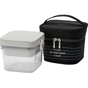 サーモス 弁当箱 保冷サラダコンテナー 810ml ブラック DJR-950 BK