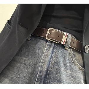 トミーヒルフィガー ベルト メンズ 本革 学生...の詳細画像4