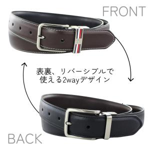 トミーヒルフィガー ベルト メンズ 本革 学生...の詳細画像5