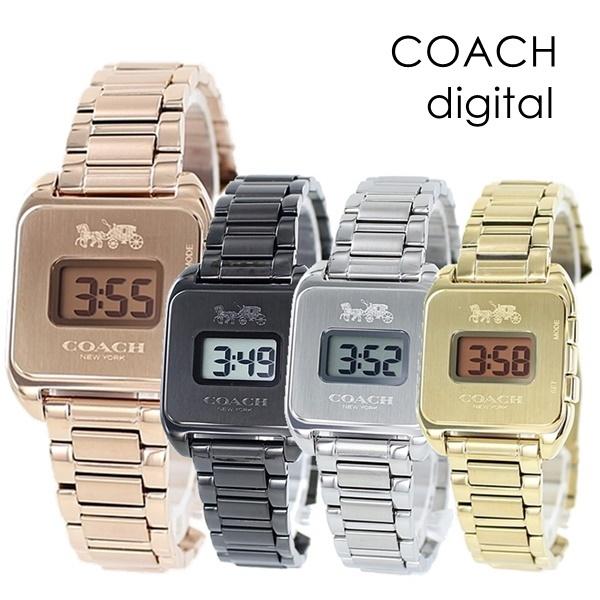 プレゼントにおすすめ コーチ 腕時計 選べる4カラー Darcy Digital レディース レトロ...