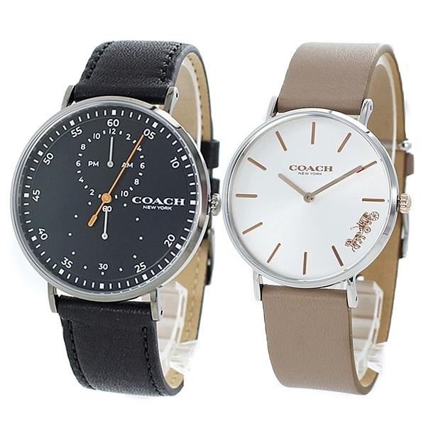 おしゃれなプレゼント ペア 結婚祝い 夫婦 友達 腕時計 コーチ メンズ レディース ブラック ブラ...