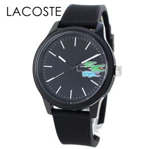 LACOSTE ラコステ ペアウォッチ 腕時計 ブラック シリコンベルト