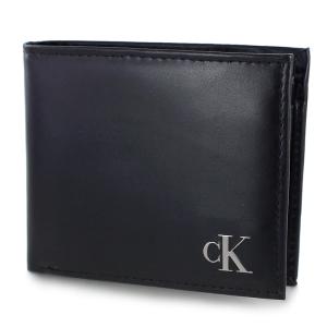 カルバンクライン 二つ折り財布 メンズ 小銭入れ ブラック 31KJ130003 Calvin Klein（カルバン・クライン） 財布 二つ折り メンズ ギフト
