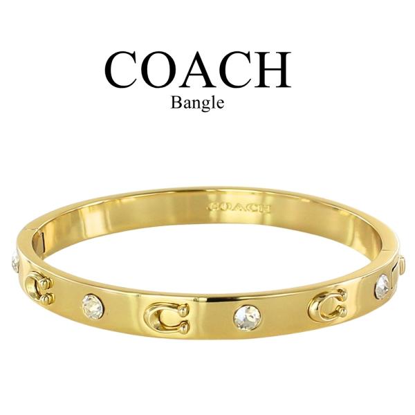 コーチ バングル レディース ゴールド Cロゴ クリスタル ブレスレット 可愛い ギフト COACH...