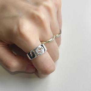 GUCCI グッチ リング 指輪 メンズ レデ...の詳細画像1