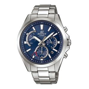 ソーラー CASIO カシオ メンズ EDIFICE エディフィス ストップウォッチ 防水 青文字盤 ブルー シルバー EFS-S530D-2A 腕時計 手表 記念日 爆買 成人 卒業 入学
