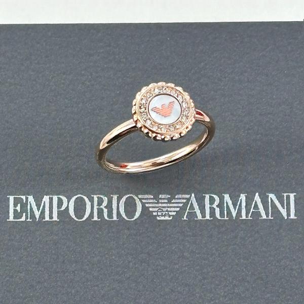 エンポリオアルマーニ 指輪 レディース おしゃれ かわいい 結婚式 結婚記念日 妻 母 プレゼント ...