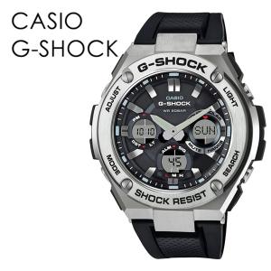 G-SHOCK 5524 電波ソーラー GST-W310D ブラック シルバー G-STEEL(Gスチール) / 電波ソーラー / GST-W310D-1AJF（アナログ