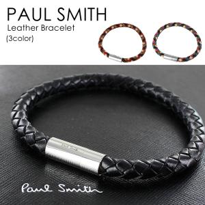 Paul Smith（ポール・スミス） ブレスレット メンズ レザー 2重巻き