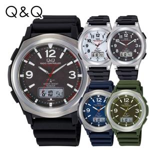 電波ソーラー 腕時計 手表 シチズン Q&amp;Q キューアンドキュー 見 やすい 国内正規 誕生日 爆買 成人 卒業 入学