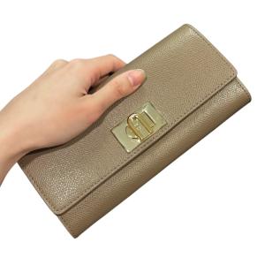 フルラ 長財布 グレージュ ゴールド レディー...の詳細画像4