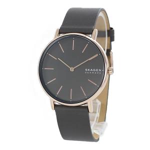 SKAGEN（スカーゲン） メンズ腕時計 ネイビー ブラウン レザー