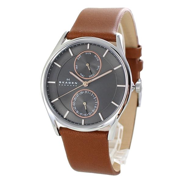 スカーゲン メンズ マルチファンクション チャコールグレー SKW6086 腕時計 手表 誕生日 爆...
