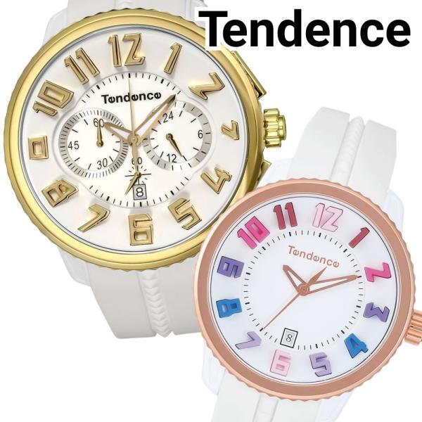 テンデンス ペアウォッチ かっこいい 腕時計 手表 メンズ レディース 防水 ホワイト カップル 高...