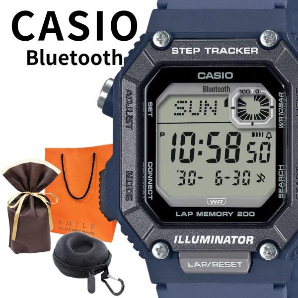ラッピング済 ギフトセット 正規品 カシオ 腕時計 メンズ デジタル 歩数計 軽量 防水 誕生日 爆...
