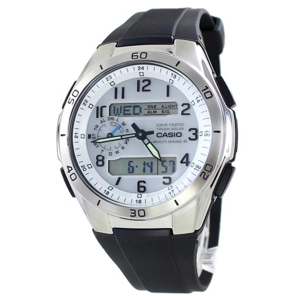 カシオ ウェーブセプター メンズ 電波腕時計 おすすめ 見やすい 文字盤 レジャー用 海外旅行 防水...