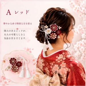 髪飾り 成人式 振袖 可愛い 着物 浴衣 和装...の詳細画像3