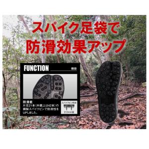 丸五 スパイクマジック足袋 2型 地下足袋 森...の詳細画像1