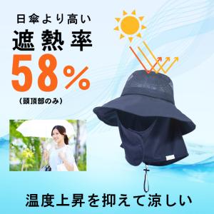 のらスタイル 風通る遮熱ハット NS-137 ...の詳細画像3