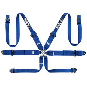 SPARCO スパルコ ハーネス H-3+2 COMPETITION ブルー  レッド　ブラック