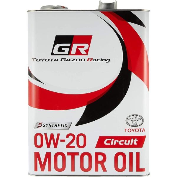 トヨタ 純正オイル GR Circuit 0W-20 4L TOYOTA Gazoo Racing ...